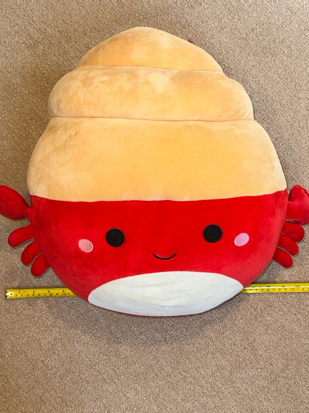 Indie the Hermit Crab Squishmallow - Jumbo - HTF Hard to Find collectible comfy